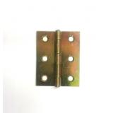 Scharnier 50x40 mm gelb-verzinkt 10er-Set